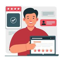 Online Reviews Conceptualized as a Collaborative Rating System with a Satisfied Customer vector