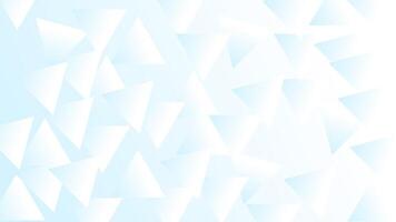 Gradient light blue clean background with triangular geometric ornament. illustration. Suitable for wallpapers, presentations, web, etc. vector
