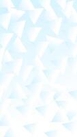 Gradient light blue clean vertical background with triangular geometric ornament. illustration. Suitable for wallpapers, presentations, web, etc. vector