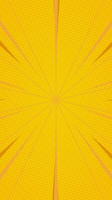 Yellow comic vertical background with bold lines in pop art style, nice halftone gradation. illustration. Suitable for comics, prints, posters, etc.