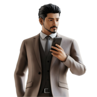 Successful Businessman Confident Pose Transparent Background png