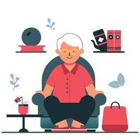The Scenic Journey of Life After Retirement Exploring New Horizons vector