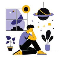 Visual Representation of Space Constraints with Illustrative Concept vector