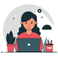 Concept Illustration of a Work-in-Progress Idea with Pencil Sketch and Digital Elements vector