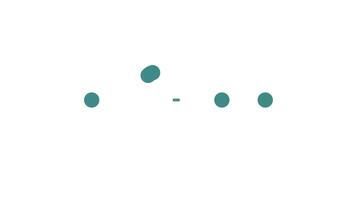 Abstract Loading Animation Morphing Dots on a White Background. Minimalist Motion Graphics Concept video