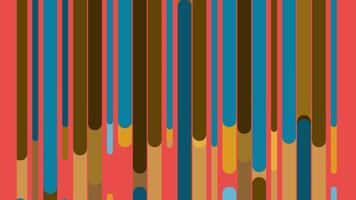 Abstract Rhythmic Color Blocks Animation. Dynamic geometric motion graphics concept video