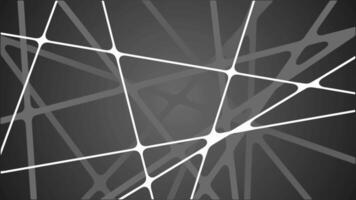 Dynamic digital line art animation with intersecting patterns. Abstract motion graphics concept video