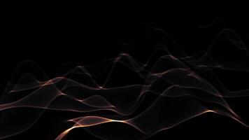 Ethereal Glow Animation Intertwining Lines of Light. Abstract Motion Graphics Concept video