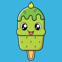 Ice cream and bakery combination vector