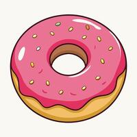Simple and Playful Cartoon Bakery Illustration vector