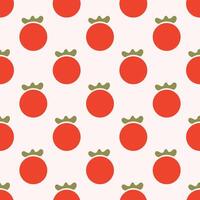 Design pattern tomato repeat unique design with blank background vector