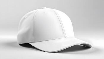 Blank White Baseball Cap Mockup Perfect for Branding and Design Mock up template for design print photo