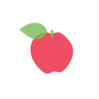 Illustration apple with blank background vector
