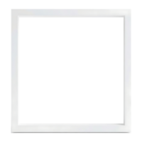 white square frame design on transparent background png