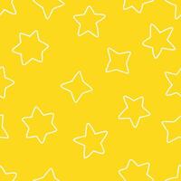 Outline Star Pattern Repeat Seamless for Wallpaper Background Cover Packaging vector