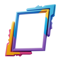 frame design with a transparent background png