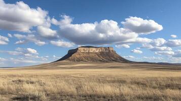 Majestic Mesa and Cloudscape photo
