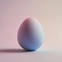Pastel Egg, A Minimalist Easter Design photo