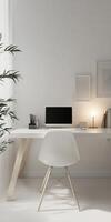 Elegant Minimalist Workspace Design for a Productive and Inspiring Home Office photo