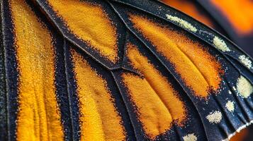 A close up of a butterfly wing photo