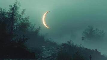The witcher 3 - moon photo