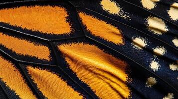 A close up of a butterfly wing photo