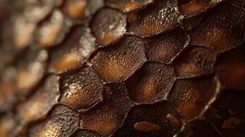A close up of a snake skin photo