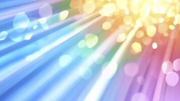 Vibrant Abstract Light Streaks and Bokeh Background photo