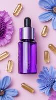 Elevate Your Beauty Routine Discover the Essence of Radiance with Our Exquisite Serum Infused with Nature's Finest Botanicals and Potent Nutrients, this Luxurious Elixir Will Rejuvenate Your Skin photo