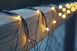 Illuminate Your World Captivating String Lights and Enchanting Illumination, a Festive Ambience for Cozy Evenings and Celebratory Occasions, a Warm Glow That Invites Serenity, Transformative photo