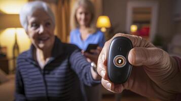 Empowering Seniors Discover the Benefits of Personal Emergency Response Systems for Enhanced Safety and Independence at Home, Ensuring Peace of Mind for Elderly Individuals and Their Families with photo