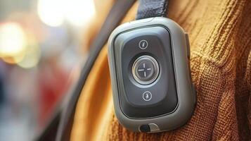Exploring the Intricacies of Modern Gadgets A Close-Up Examination of a Sleek, Portable Device, Spotlighting Its Seamless Integration with Everyday Life Discover the innovative design and the photo