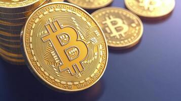 Unlock the Potential of Digital Finance A Stunning Visual Depiction of Bitcoin, the Leading Cryptocurrency Explore the Intricacies of Blockchain Technology and Decentralized Finance through This photo