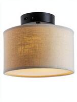 Modern Textured Metallic Flush Mount Ceiling Light photo