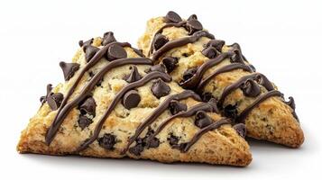 Indulge in the delightful world of homemade chocolate chip scones, a perfect treat for breakfast or a delightful afternoon snack These golden-brown, triangular delights are studded with rich photo