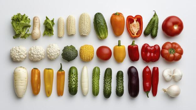 Discover the Vibrant World of Fresh Vegetables A Colorful Array of Nature's Bounty, Showcasing the Nutritional Power and Culinary Versatility of Plant-Based Foods Explore the Rich Palette of Greens photo