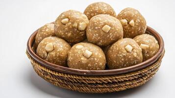 Delicious and Nutritious Sesame Seed Balls A Traditional Indian Sweet Treat Perfect for Festive Occasions and Healthy Snacking, Showcasing the Rich Flavors and Textures of Homemade Laddu, Featuring a photo