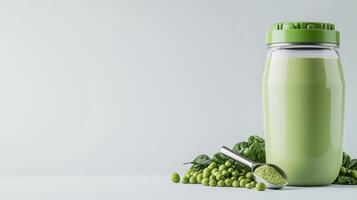 Delicious and Nutritious Green Smoothie A Vibrant Blend of Fresh Ingredients for a Healthy Lifestyle Experience the Refreshing Taste and Natural Goodness of This Power-Packed Drink Ideal for photo