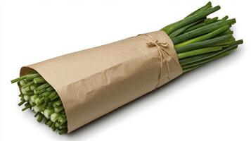 Freshly Harvested Green Onions A Culinary Delight and Visual Treat, explore the vibrant world of fresh green onions in this captivating image, showcasing their crisp texture and verdant hues Discover photo