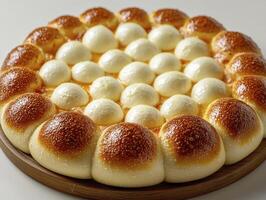 Delicious Pull-Apart Bread with Cream Cheese Topping, a delightful culinary creation perfect for sharing during gatherings, holidays, or casual meals, boasting a soft and fluffy texture combined with photo
