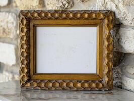 Elevate Your Memories Antique Gold Picture Frame with Intricate Details A Perfect Blend of Vintage Charm and Modern Elegance Capture and Showcase Your Cherished Moments with this Exquisite photo
