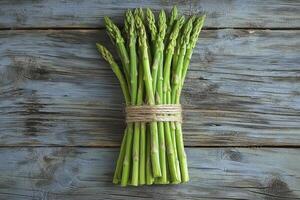 Fresh Green Asparagus Spears A Culinary Delight for Healthy Eating Explore the vibrant colors and textures of this nutritious vegetable, perfect for spring recipes and delicious meals Discover the photo