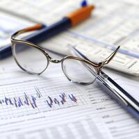A close-up photograph showcases the intricate world of cost analysis and profitability, revealing a landscape of meticulous calculations and strategic insights The image highlights the significance photo