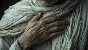 In the gentle embrace of a doctor's touch, a patient finds solace and unwavering support A reassuring hand rests upon their shoulder, conveying empathy and understanding The weight of worries seems photo