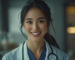 In the realm of healthcare, where compassion intertwines with cutting-edge technology, a medical consultation unfolds, a beacon of hope for those seeking solace A dedicated doctor, a guardian of photo