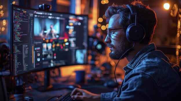 Imagine a world where global collaboration flows seamlessly, transcending linguistic barriers with the aid of cutting-edge AI This vision is becoming reality through AI-powered conferencing photo