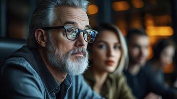 In a revolutionary leap, business professionals are leveraging cutting-edge smart contact lenses, seamlessly integrating real-time meeting data directly into their field of vision This photo