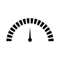 Speed meter icon. Auto speedometer or business speedometer icon template. Speedometer icon isolated on white background. Simple illustration. vector