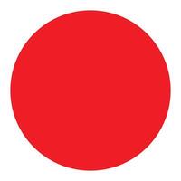 Circle icon. Filled circle flat icon image. Red circle button isolated on white background. Seamless pattern. vector
