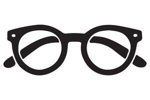 Round Glasses Illustration for Optical and Vision Related vector